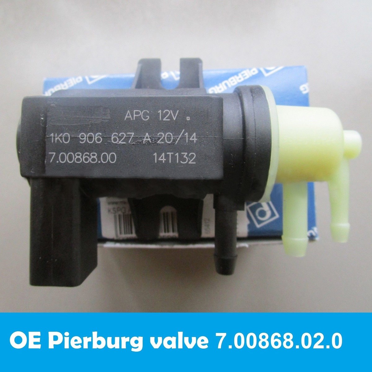 Turbo boost control valve /solenoid TDI 1J0 906 627 B/1K0 906 627