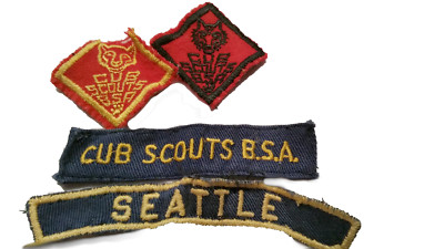 Lot de 4 insignes du Cub Scouts BSA - Scouts US  1a.