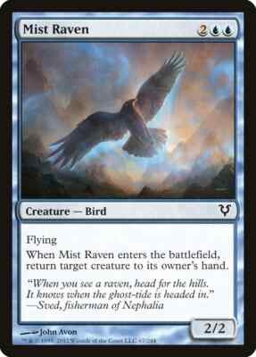 MIST RAVEN X 4 E/X+ AVACYN RESTORED MTG
