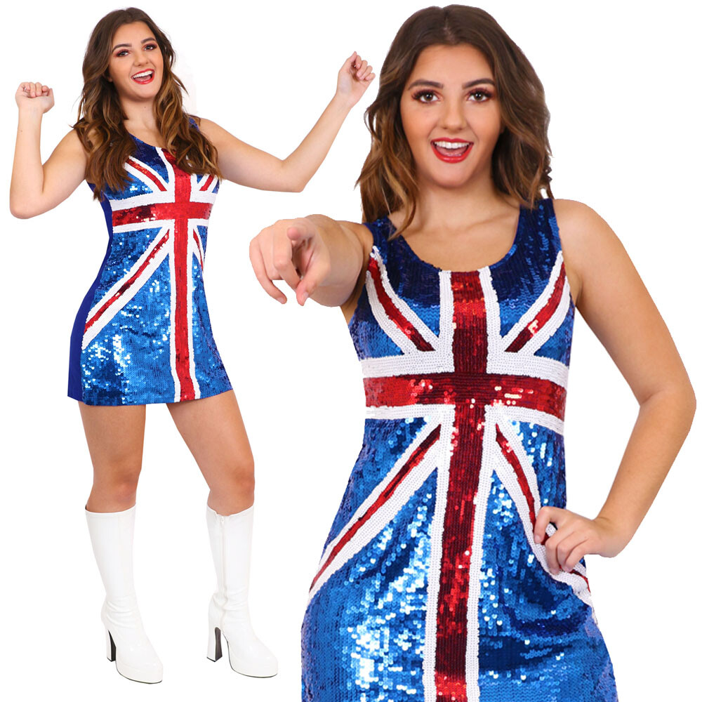 chinese dress ladies Amazon.com: Ladies Sequin Union Jack Dress – US 10/12 – 90s British Flag  Sequin Mini Dress Blue : Clothing, Shoes & Jewelry main image 0