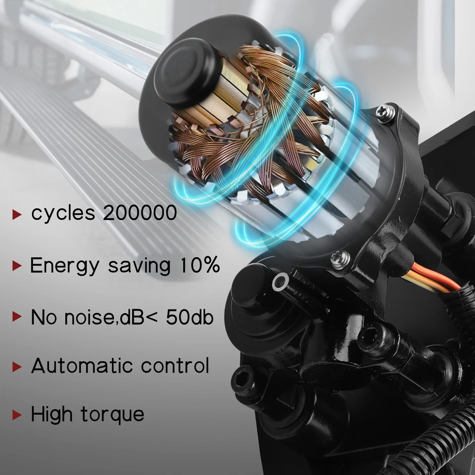 Left Running Board Motor w/ Bracket for Cadillac Escalade Chevy Tahoe Yukon GMC Foto 2 de 4