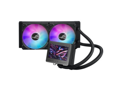 ASUS ROG Ryujin III 240 ARGB all-in-one liquid CPU cooler with 240mm radiator.