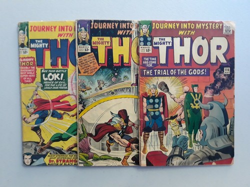 Reise ins Geheimnis Thor 108, 111, 116 Marvel Comics 1964, 1965