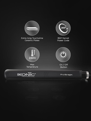 Ikonic Professional Pro Straight Hair Straightener with Nano Titanium Technology - 第 6/6 張圖片