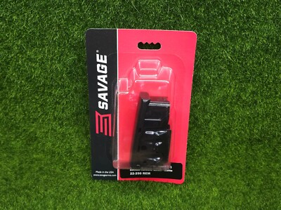 Savage Arms OEM 4-Round Magazine For 10fc, 11fc / 22-250 Rem, Black - 55104