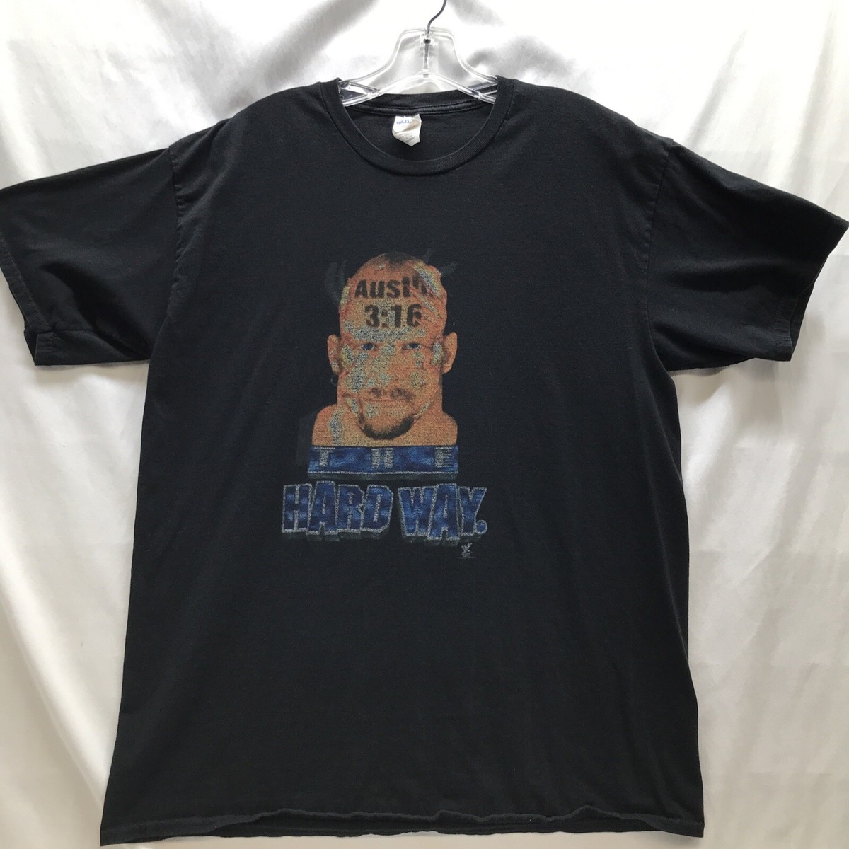 WWE Tシャツ3XL ハート・ファウンデーション ビンテージ VINTAGE WWF WWE T SHIRT STONE COLD STEVE AUSTIN 3:16 THE HARD WAY