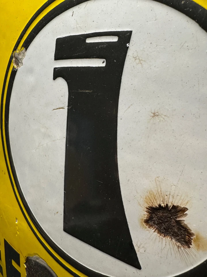 REEMTSMA CIGARETTEN - Emailschild - 71 x 47 cm - D um 1920/30 - Bild 2 von 3