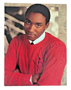 Isiah Thomas Hall of Fame NBA Champion MVP Stat Leader Autographed Magazine Page