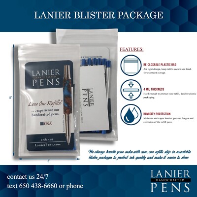 12er Pack Monteverde Kugelschreiber-Minen Schwarz – Für Cross Kugelschreiber, 0,7 Mm