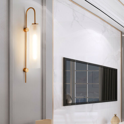 Bedroom Wall Lamp Home Wall Light Hallway Indoor Wall Lighting Glass Wall Sconce - Picture 8 of 10