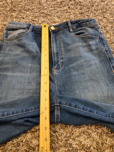 Garage Jeans Womens Juniors 11 High Rise Skinny Medium Wash Cotton Stretch Denim - Picture 9 of 10