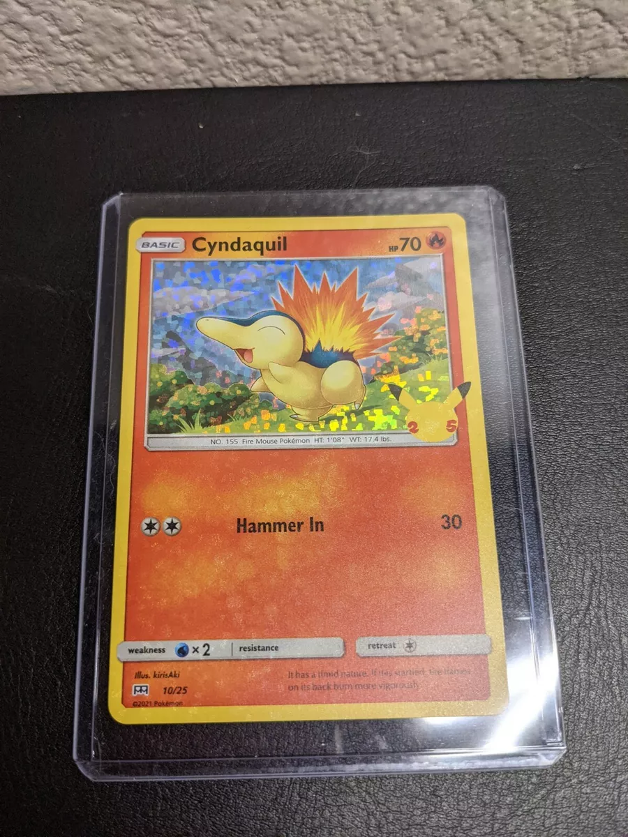 Cyndaquil Holo - McDonald's Collection 2021 Pokémon card 10/25