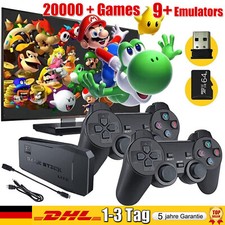 35000+ Retro Videospielkonsole 4K HD TV Spiel Stick mit 2XWireless Controller DE