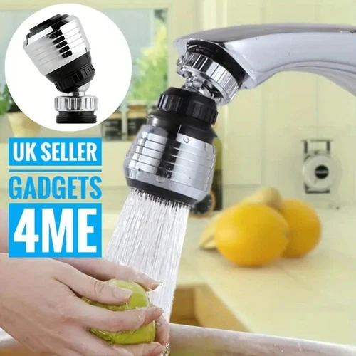 360 Degree Rotating Tap Aerator Faucet Nozzle Filter Water Saving Kitchen