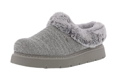 SKECHERS WOMEN'S BOBS KEEPSAKES LITE- BEJEWELED ONE 114767/GRY SLIPPERS