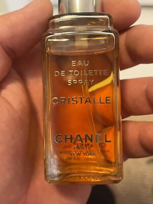 CHANEL CRISTALLE EAU DE TOILETTE SPRAY VINTAGE 80s/90s - 2 oz / 59 mL - NEW