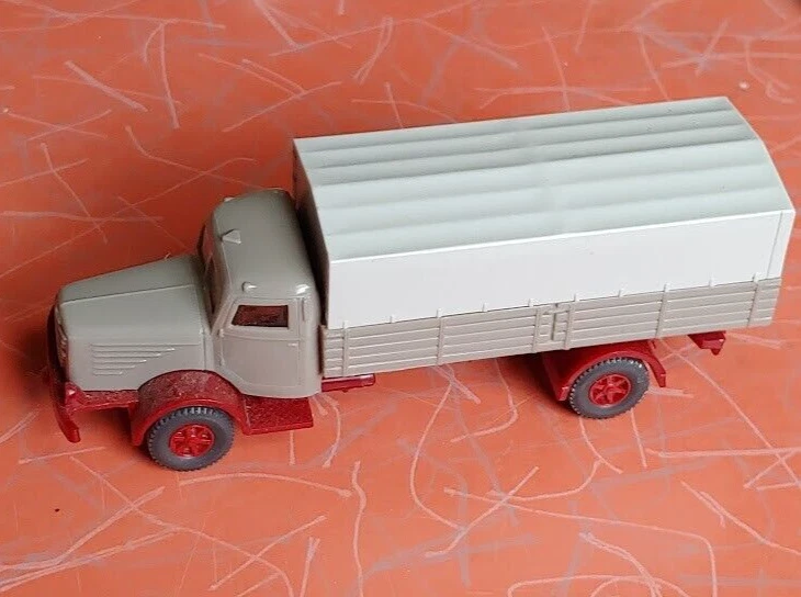 Camión comercial Wiking 47 s Krupp con remolque Alemania escala HO años 50 Foto 2 de 4
