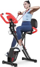 Stationary Upright Exercise Bike; 8 Level Adjustable Resistance; Several Colors.