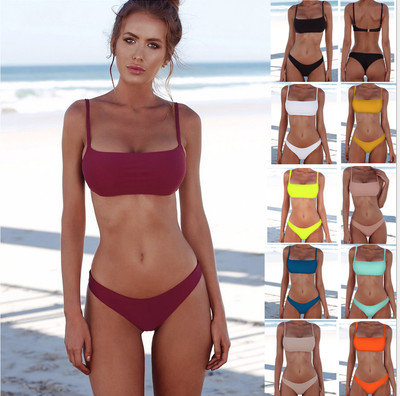 tube top bikini swimwear