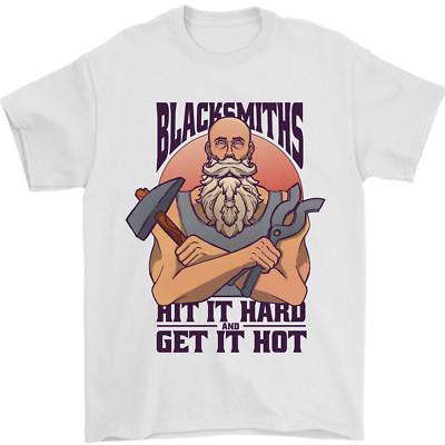 Schmiede Hit It Harte Und Get It Hot Herren 100% Baumwoll