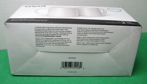 Cricut Blank Ceramic 12 oz. Mugs Infusible Ink Compatible 2-Count White - Picture 10 of 13