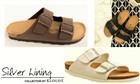 Klouds Silver Linings Shoes Comfort Footbed Buckle Slides Hawaii Made in Spain