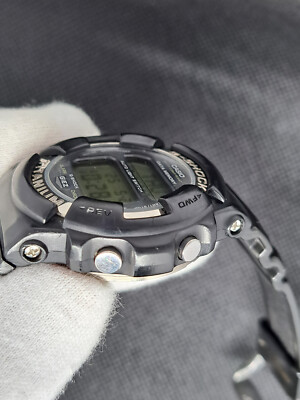 Vintage Casio 90s Digital Watch Titanium GIEZ GS-100 1549 DATA