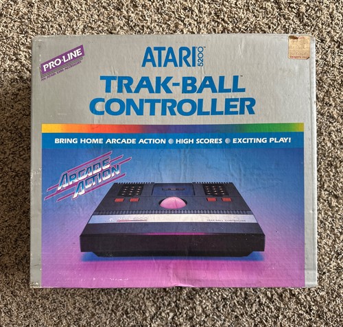 Atari 5200 Trak-Ball Controller In Box, Tested And In Working!