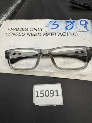 Oakley Eyeglasses OX8046-1053 Airdrop Grey Shadow Rectangular Frame 55mm