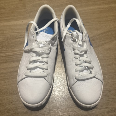 #ad Nike Air Jordan 1 Low Centre Court White Blue Men’s Size 12 $25.00