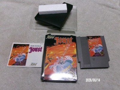 #1028 JOUST Nintendo NES Game Complete In Box Authentic!