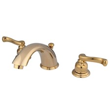 Kingston Brass KB896.FL Royale 1.2 GPM Widespread Bathroom Faucet - Brass