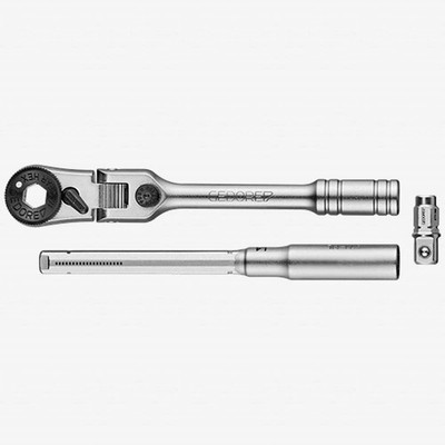Gedore 671 M-003 Multifunctional Bit Ratchet Set, 3 Pieces