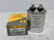 Titan Pro TOCF10 Run Capacitor 10 MFD 440/370V Oval