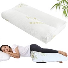 Knee Pillow for Side Sleepers - 3" Height Between Leg  Under Knee Pillow for...