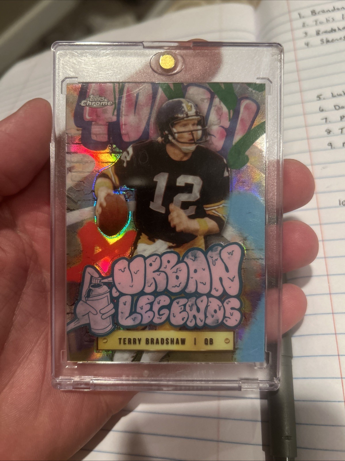 Terry Bradshaw 2024 Topps Chrome Urban Legends SSP #UL-17