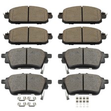Front And Rear Ceramic Brake Pads Fits Nissan For Sentra 2020 2021 2022-2024