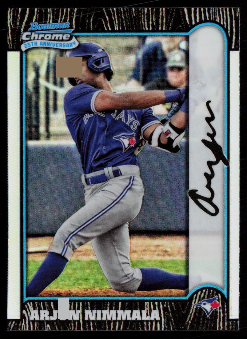 ARJUN NIMMALA 2024 BOWMAN CHROME 25TH ANNIVERSARY RC TORONTO BLUE JAYS #BC25-22