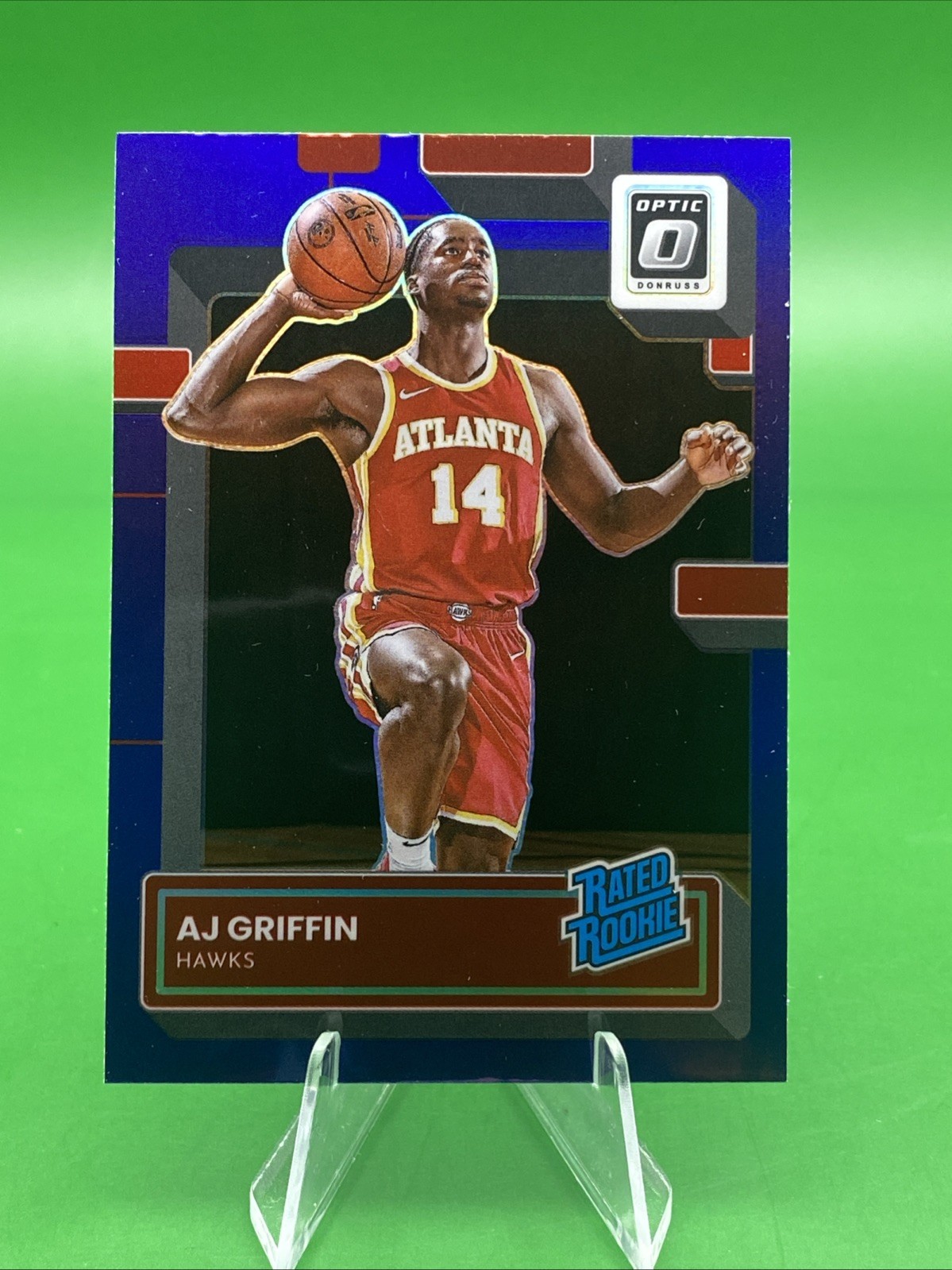 Donruss 2022-23 Donruss Optic #204 AJ Griffin Purple Atlanta Hawks Prizm