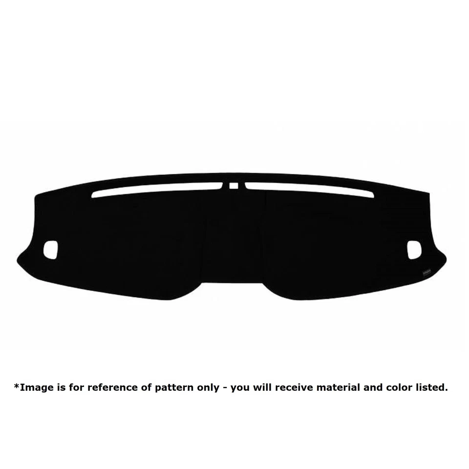 Ford Taurus 2010-2019 SIN HUD gamuza cepillada tablero cubierta alfombrilla gris Foto 3 de 3