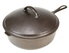 Vintage Wagner  Ware No 8 (1088A) Cast Iron Chicken Skillet Restored Condition
