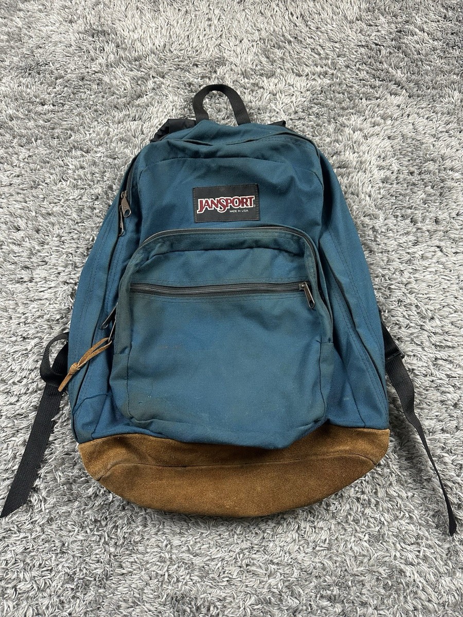 JANSPORT ジャンスポーツ Made in USA 90s? ヴィンテージ Vintage Jansport Backpack Made in USA Leather 90s Unique Rare