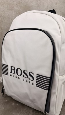 HUGO BOSS PIXEL OS GOLF RUCKSACK Weiss BACKPACK NEU TASCHE BAG White