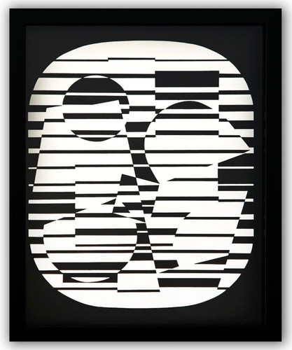 Victor Vasarely- Heliogravure Print "Untitled"
