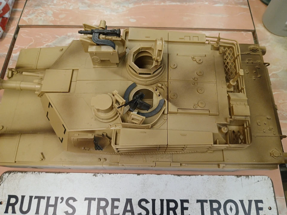 CAJA AZUL 16"L X 8" TANQUE ABRE Y COMANDOS DE TROPA DADOS, LEER Sonido de Luz Probado Foto 2 de 4