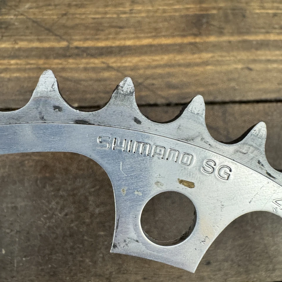 Shimano Dura Ace SG 42T Chainring 130 BCD 5 Bolt Vintage 7400 FC-7402 - Image 2 of 4