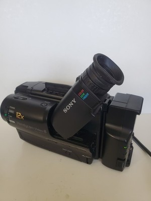 Sony Handycam Video 8 CCD-TR33 Camcorder Bundle TESTED! Worn-out battery