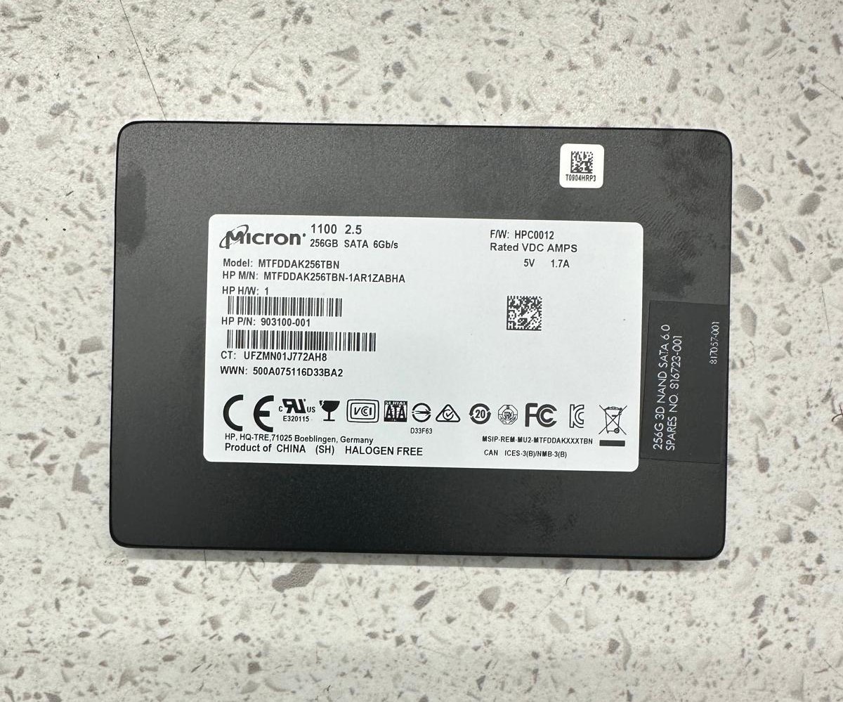 Micron 1100 256GB Internal Solid State Drive