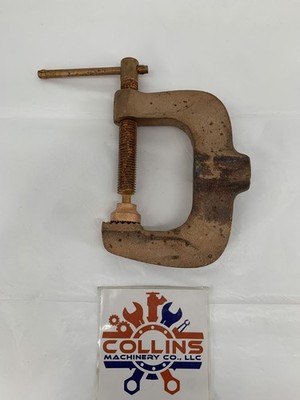 Screw Ground Terminal C-Model Earth Clamp Cast Brass 600A