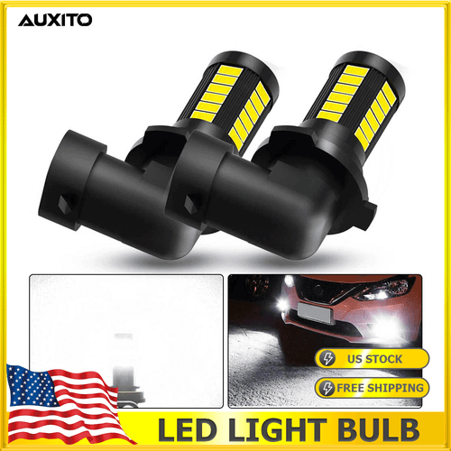 AUXITO HB3 9005 LED Daytime Running Light Globe Car Fog Bulbs Canbus Error Free - Picture 1 of 7